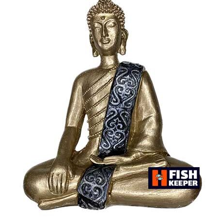 دکور آکواریوم پلی استر طرح بودا متوسط (30CM)