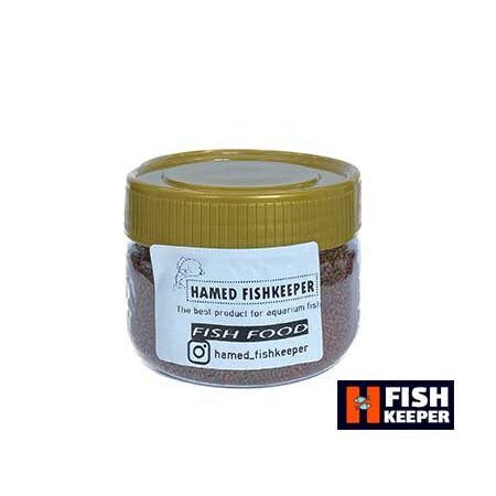 غذای مناسب ماهی گیاه خوار گرانول ریز 1 میل میکس (100 گرمی)