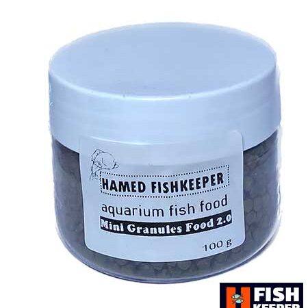 غذای مناسب ماهی گوشتخوار گرانول متوسط 2میل (100)