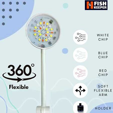 نور LED آکواریوم HOMEHAPPY N-6(سفید)